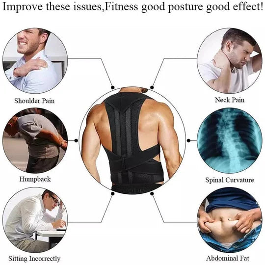 Posture Corrector for Women and Men,back Support,Adjustable Upper Back Brace