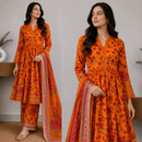 Breeza Digital Printed 3PC Ready to Wear Design No- 7511