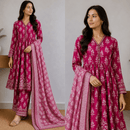 Breeza Digital Printed 3PC Ready to Wear Design No- 7512