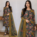 Breeza Digital Printed 3PC Ready to Wear Design No- 7503