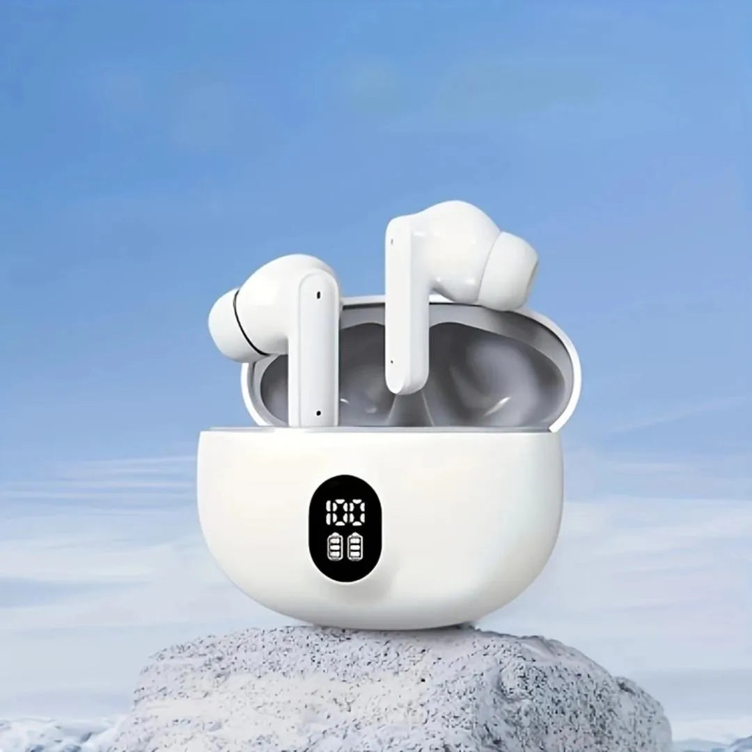 Stereo Earbuds with Touch Control & Bass Sound Black