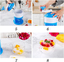 Manual Ice Crusher Machine Gola Maker For Home Easy To Use